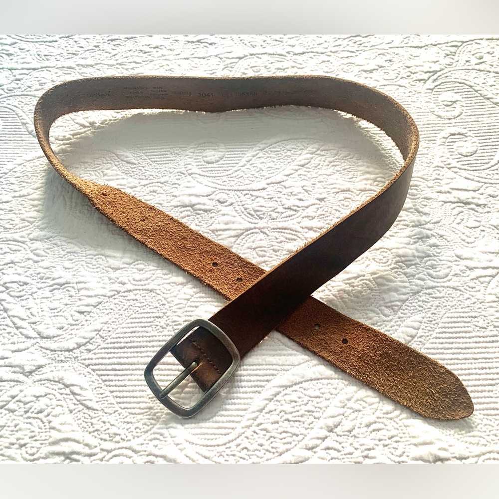 Men's Brown Soft Leather Belt